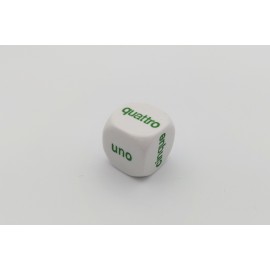 italian word numbers dice 1 to 6