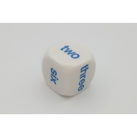 english word number dice 1 to 6