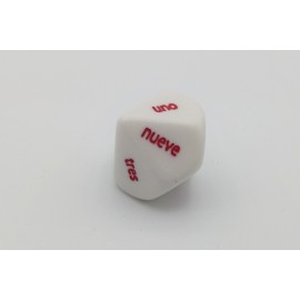 10 sided spanish number dice 1 to 10