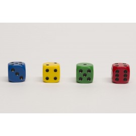 Plastic dice 14mm