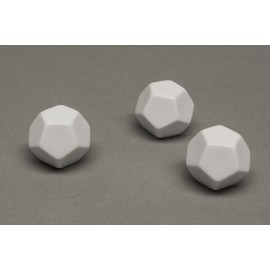 12-sided blank dice small