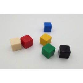 6-sided blank dice 