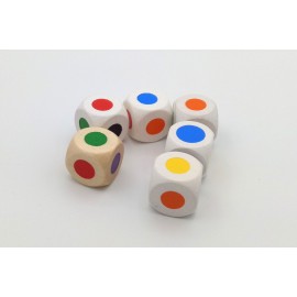 Color dice of width 16 mm