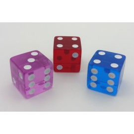 Plastic dice 18 mm (dots)