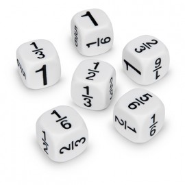 Math dice Fraction dice type 2