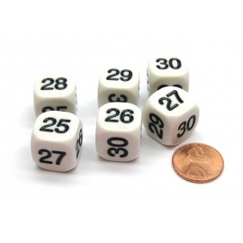Math dice number dice 25-30