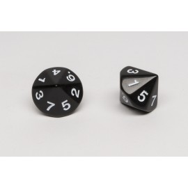 14-sided dice 1-7