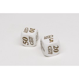 Eurocent dice