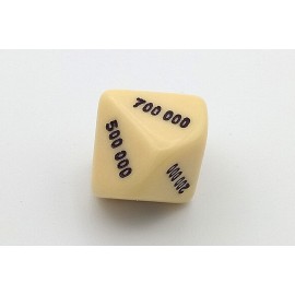 Plastic dice 100,000