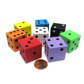 Foam dice 25 mm