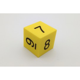 Foam dice numbers 6-12