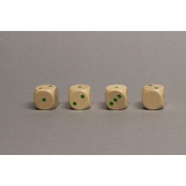 Dice 1-2-3 with one empty side