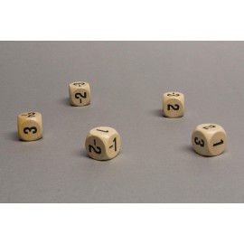 Number dice 18mm plus/minus