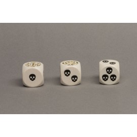 Special dice with imprint
