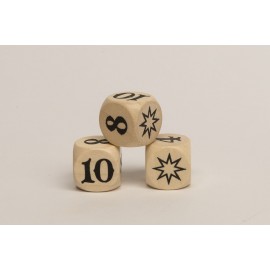 Number dice 2/4/6/8/10/star
