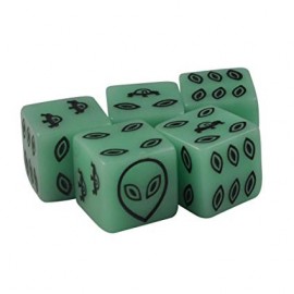 Glowing dice Aliens