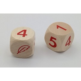 feather dice