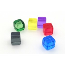 Transparent cubes 8mm