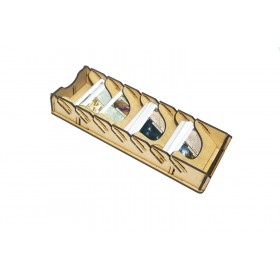 Inserts / storage modules for game boxes - Wood - module small playing cards