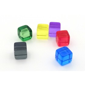 Transparent cubes 8mm