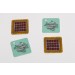 Quadrat 30x30 mm - Fische 